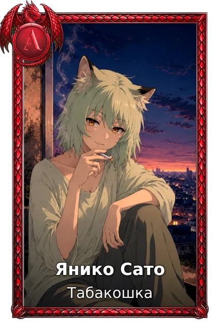 Chainsmoker Cat
